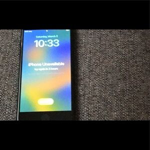 Iphone 8 dark blue “Locked”